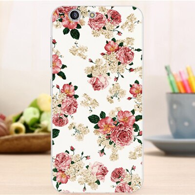 Cover voor ZTE Z10 Case voor ZTE Blade Z10 Cover Cartoon TPU Case Voor ZTE Z10 Z 10 Vlinder Bloem Cover: 6