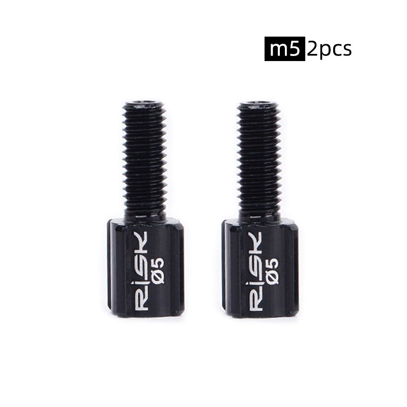 Super Light Bicycle Shifter Brake Barrel Adjuster Standard Aluminum Alloy M5 M6 Adjusting Bolts Universal Fits Road Bike MTB: M5 2PCS