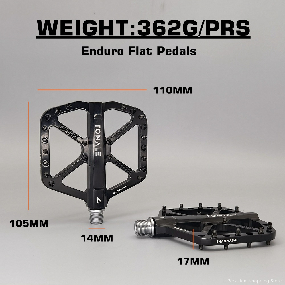 2025 Neue ultraleichte Mountainbike-Pedale, CNC-Aluminiumlegierung, poliert, 3-Lager-Pedale, MTB, Dirt Bike, rutschfeste Fahrradpedale