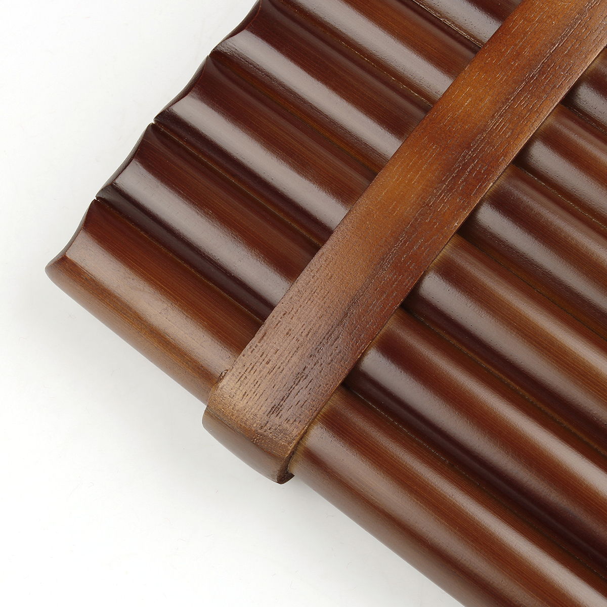 18 Pipes Pan Flute F Key Folk Musical Instruments Brown Colour Flute De Pan Woodwind Instrument Handmade Pan Pipes
