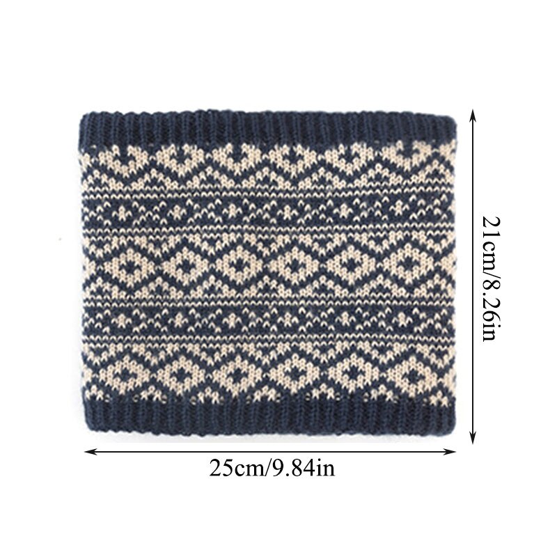Gebreide sjaals outdoor ski klim sjaal snood sjaal dikke nekwarmer ringsjaal wintersjaal kraag sjaals plus fluweel