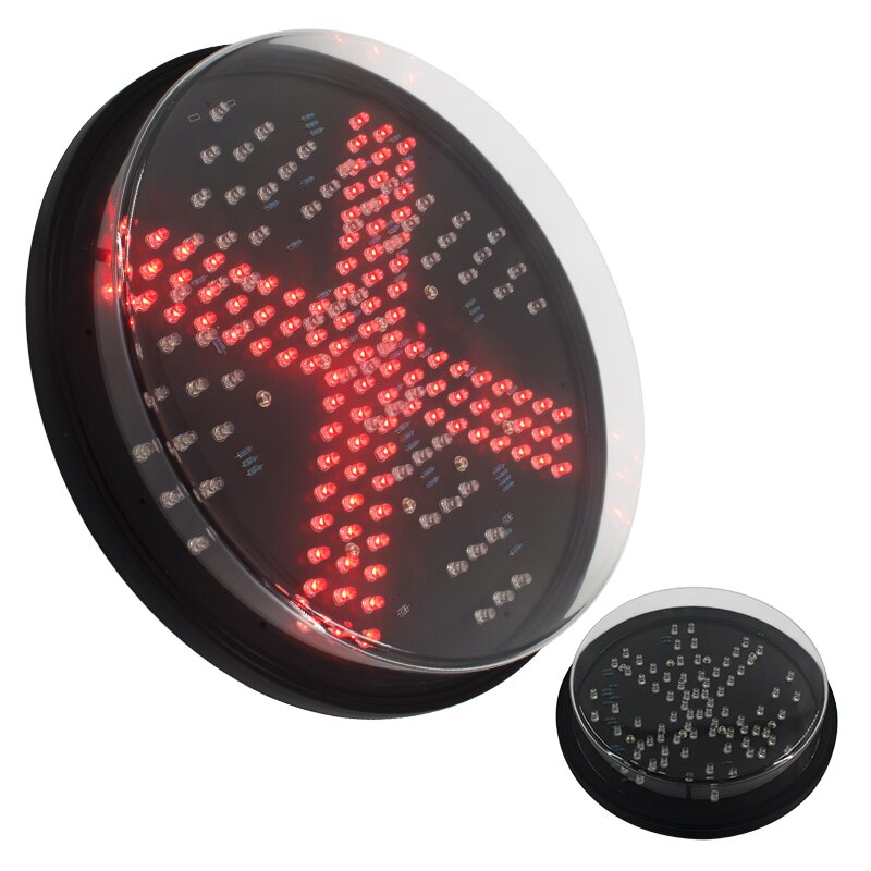 Diameter 12Inch Red Stop Green Go Cross Arrow Led Traffic Light Signal Module