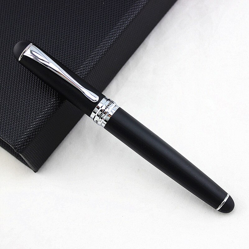 Jinhao – stylo plume de luxe X750, 18kgp, pointe moyenne, noir ,