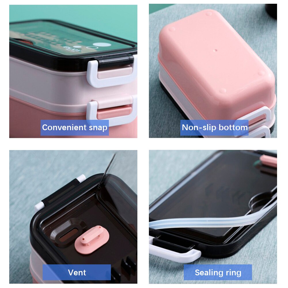 304 Rvs Bento Lunchbox Student School Office Multi-layer Thermische Lunch Box Container Voor Kinderen Vrouwen Keuken gereedschap