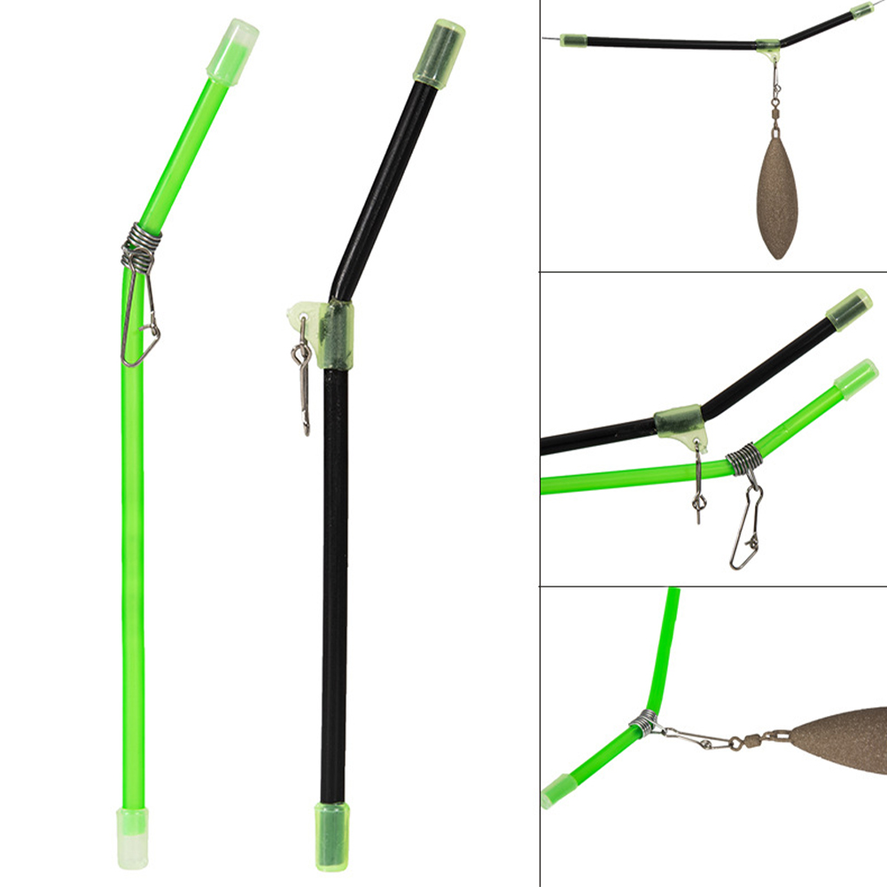 20Pcs Zee Vissen Anti-Tangle Boom Tube Balance Connector Anti Gieken Glow In Nacht Vissen Rig Gebogen Gieken visgerei