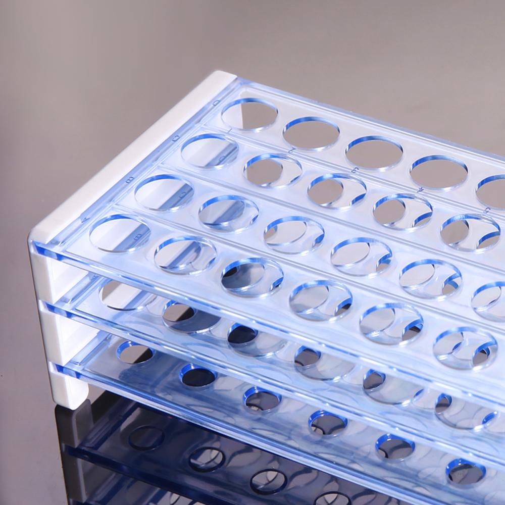 Plastic Test Tube Rack for 18mm Tubes, Hole 40, Detachable