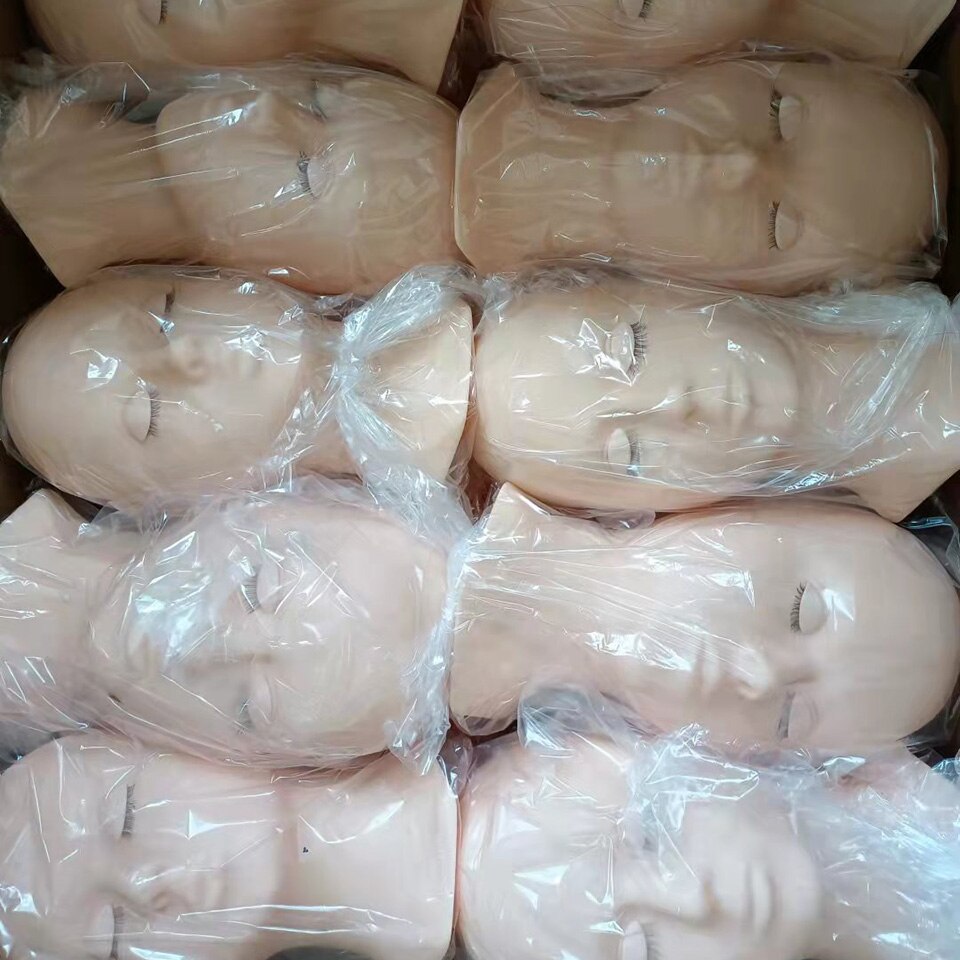Mannequin Hoofd Vervanging Oogleden Siliconen Praktijk Valse Wimper Extensions Make Model Massage Training Sets 3 Kleuren