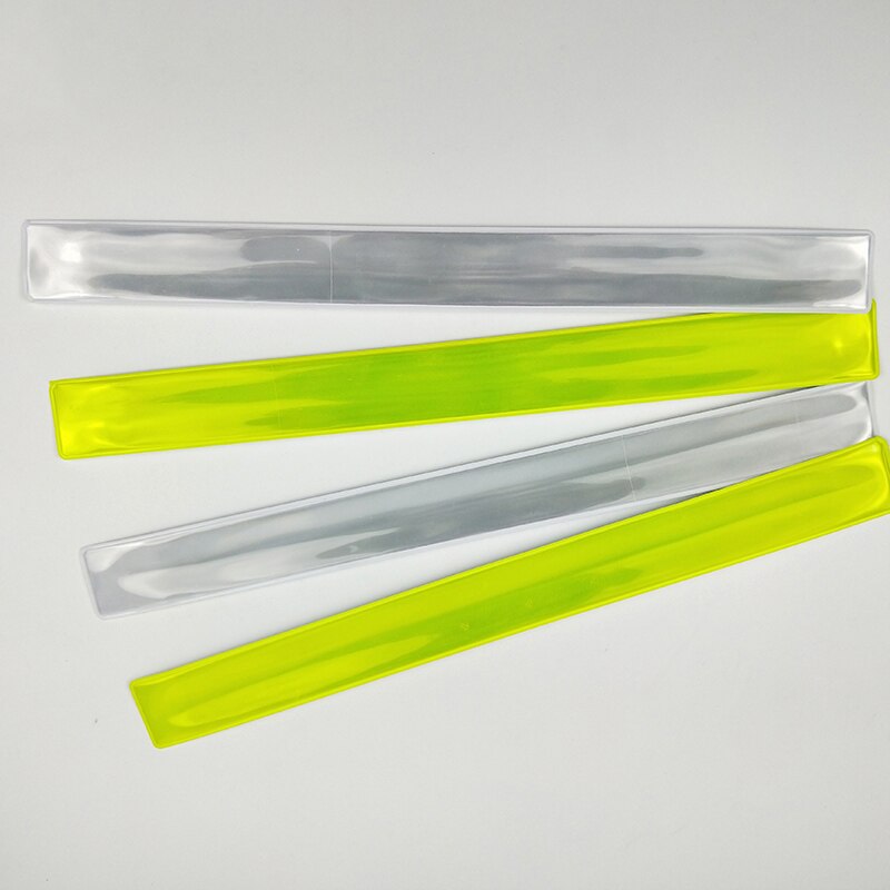 41CM MEILITE 500 candle lights reflective Wristband slap band bracelets armband Strips Warning Bike Safety Bicycle Bind Pants
