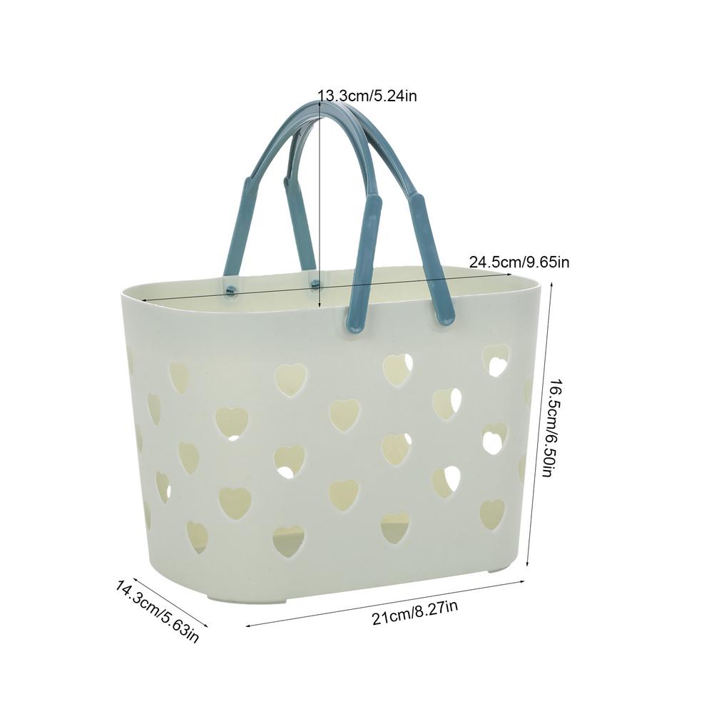 1 Pcs Storage Basket Plastic Storage Basket Bathroom Items Organizer Home Portable Kitchen Drain Baskets