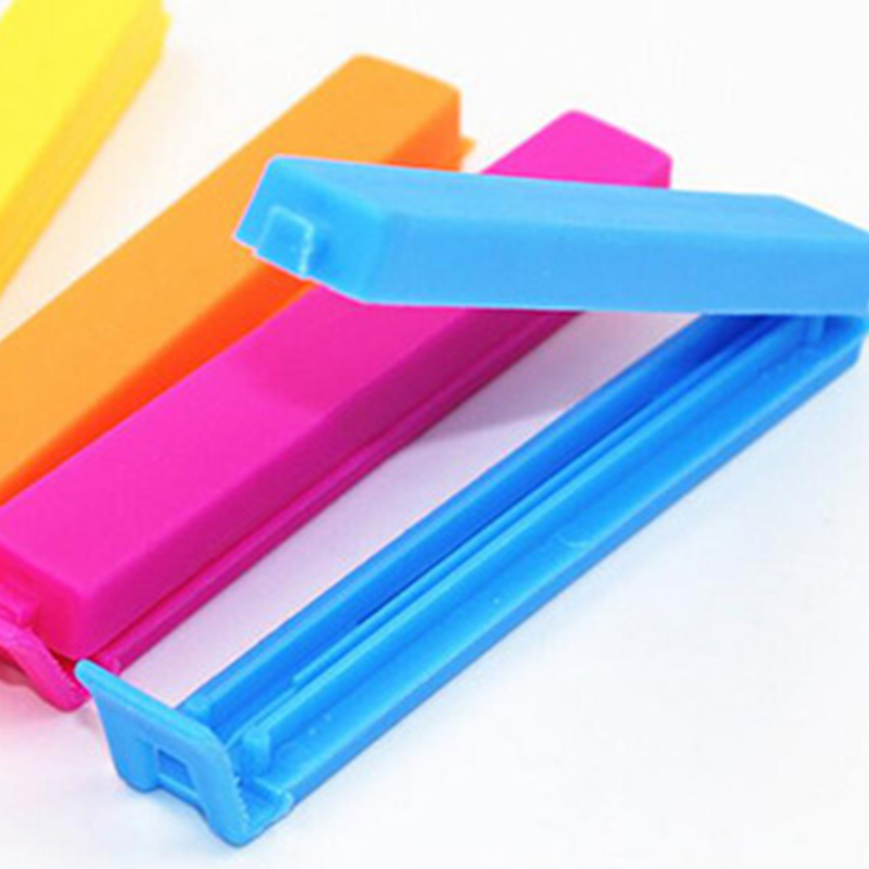 10Pcs Seal Clips Food Snack Bag Sealing Clamp Kitchen Portable Plastic Bag Storage Sealer Clips