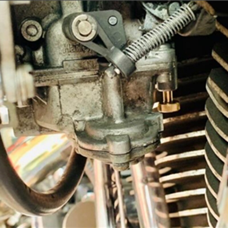 Stock para carburador KEIHIN CV 1990 - 2006 Harley CNC, tornillo de mezcla de ralentí de ajuste de carburador, un resorte de tornillo de riqueza de latón