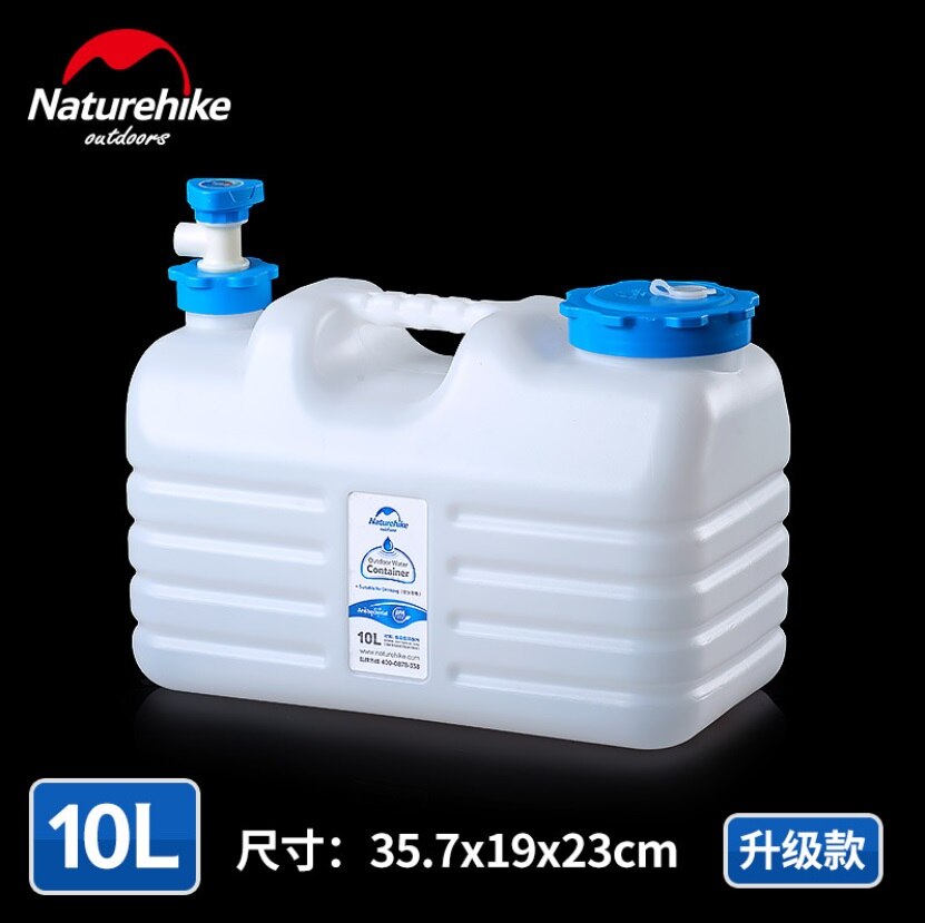 Naturvandring utomhus camping klättring vandring sport vattenförvaring hink blåsa dricksvatten hink behållare livsmedelsklass pe: Uppgraderad stil 10l
