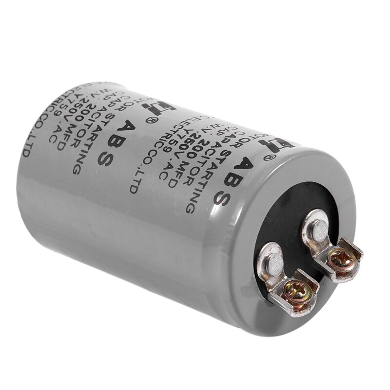 200MFD 200uF AC 250V Screw Terminal Motor Starting Capacitor