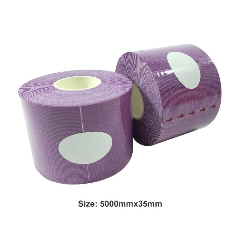 Sport selvklæbende tape klassisk delikat 1 rulle elastisk bomuld selvklæbende wrap tape sport gym fitness bandage pads: 07