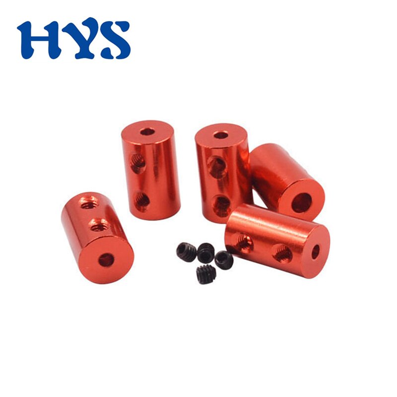 2 stk aluminiumslegering motoraksel koblingsboring 5mm 8mm 3d skriverdeler stive motorer akselkoblingskobling bldc motor stepper