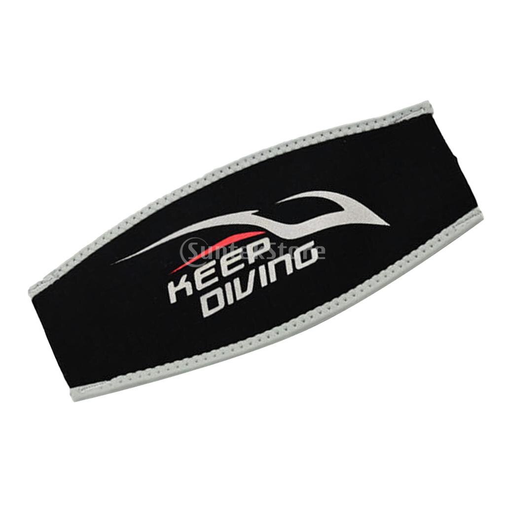 Comfort Neoprene Diving Scuba Mask Head Strap Cover Wrap Hair Protection Fits Most Mask Straps 22.2 x 10 cm