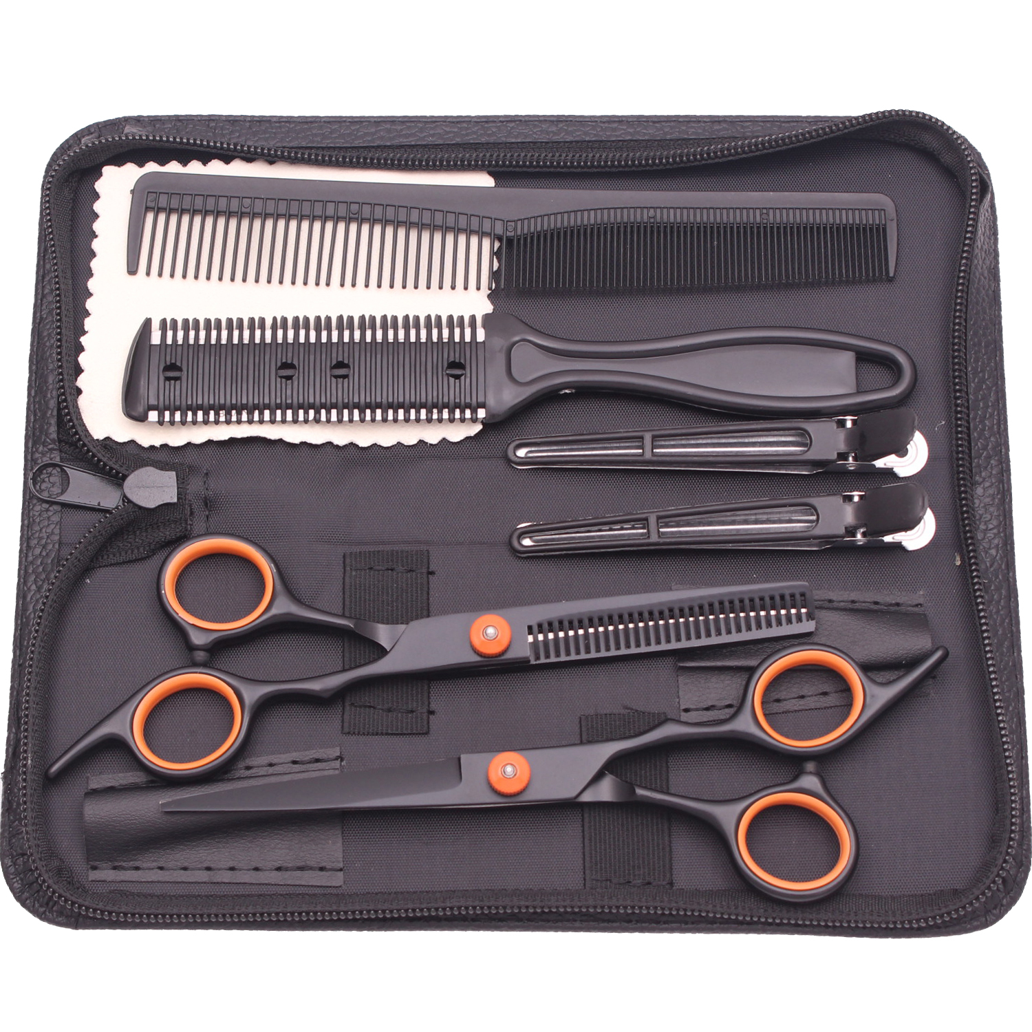 Professionele Kappers Schaar Japan Roestvrij Haar Schaar Zwart Haar Knippen Schaar Kapper Dunner Schaar Salon C1001