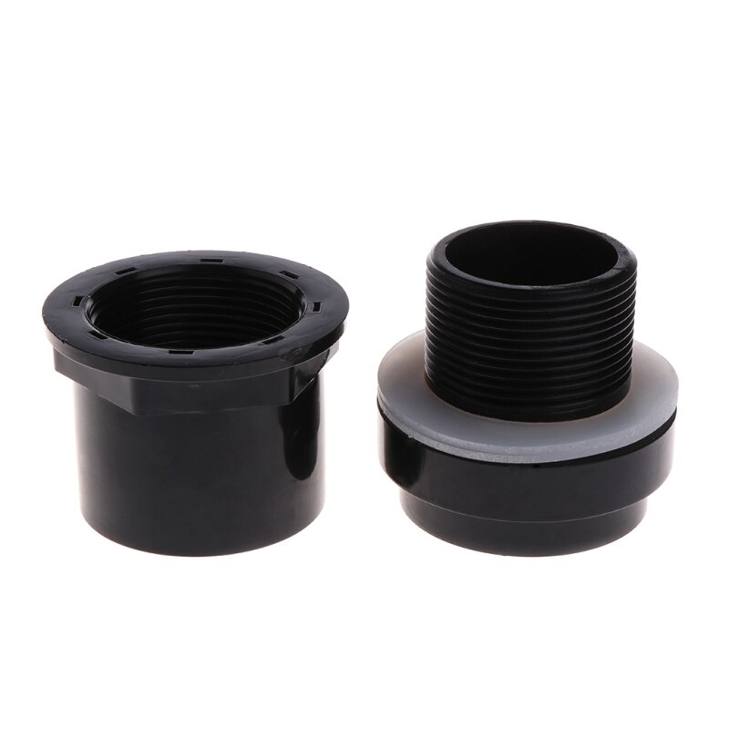 Aquarium Einlass Outlet Fitting Kopf Wasser Rohr Fitting Anschluss 20/25/32/40/50mm