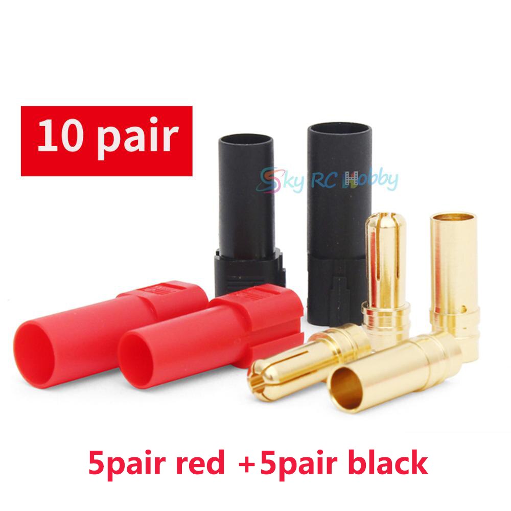 6Pairs 10Pairs Vergaren XT150 6Mm Bullet Connector Adapter Plug Set Man Vrouw 130 Hoge Nominale Ampère Voor rc Lipo Batterij: 10 pair XT150