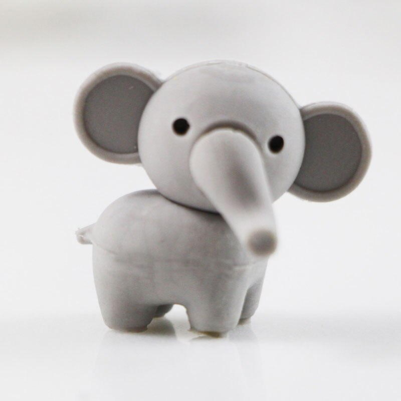 1Pcs Leuke Cartoon Mooie Olifant Gum Kinderen Leren Briefpapier Prijzen Kawaii Schoolspullen Papelaria