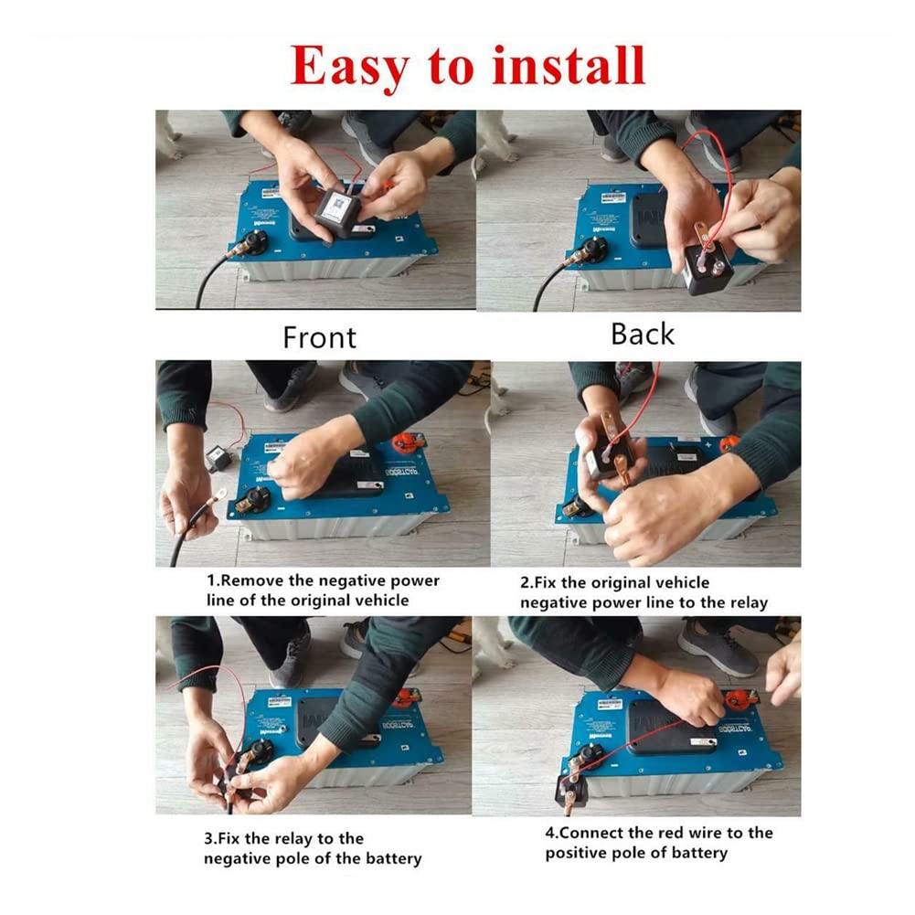 Universele 12V auto-accuschakelaar met draadloze afstandsbediening, handmatige vergrendelende relaisschakelaar voor het beheer van de voertuigbatterij