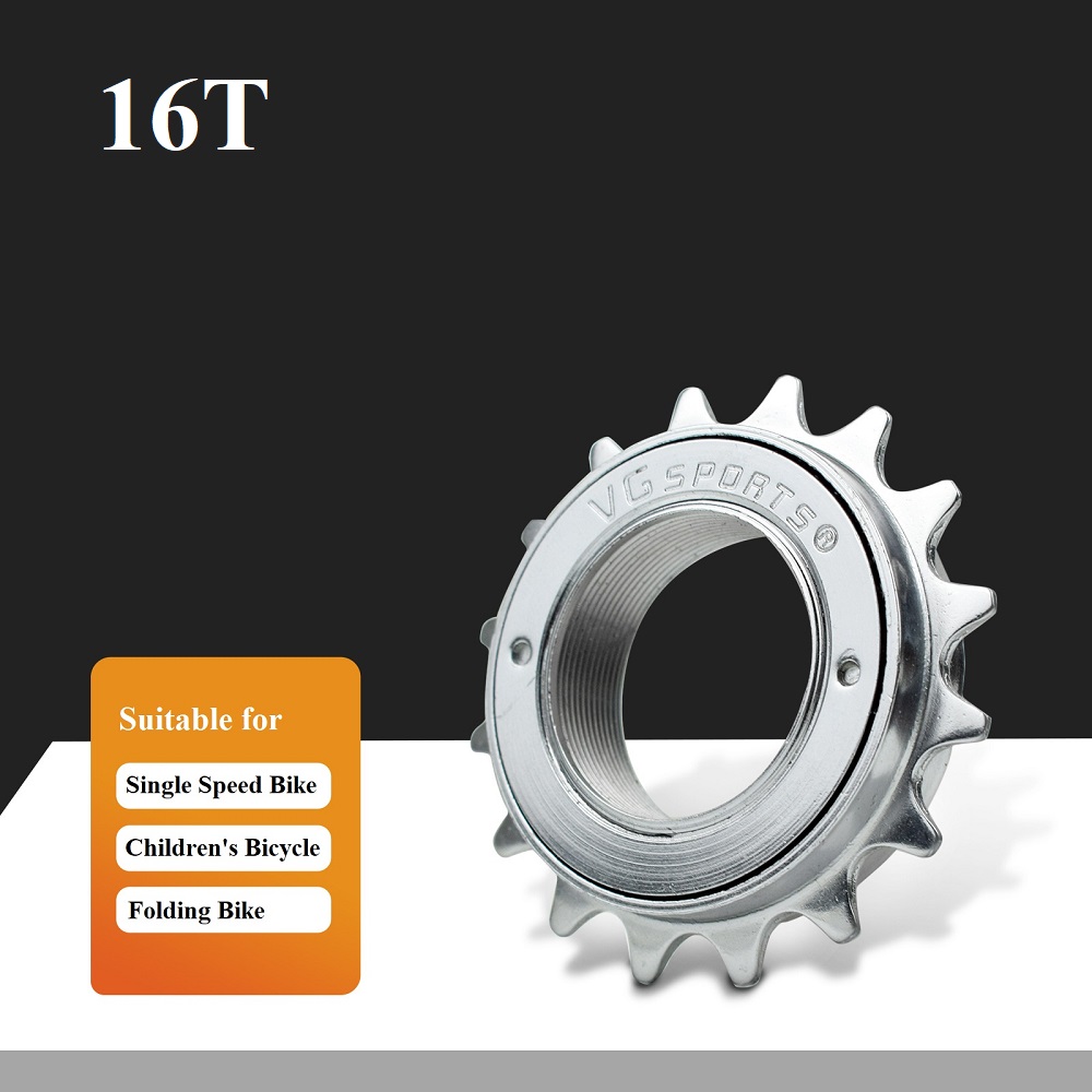 Piñón de volante de bicicleta de marcha única 16T-22T, pieza para BMX, engranaje de engranaje de engranaje de 1 velocidad, rosca Imperial de 34mm, accesorios universales para ciclismo: violet