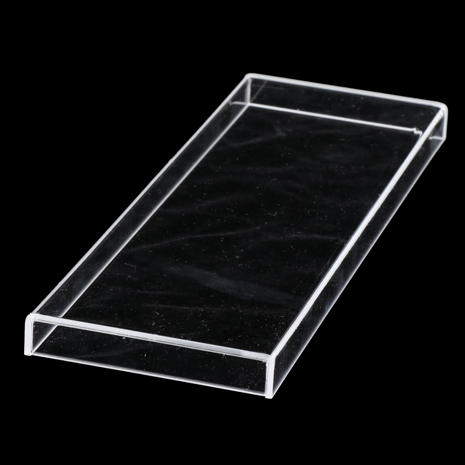 Acrylic Keyboard Dust Cover Durable Protection Dustproof Premium Desktop Keyboard Accessories Transparent Protector for Home: Amber