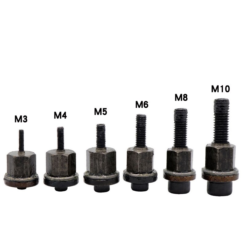6Pcs Hand Rivet Nut Head Nuts Simple Installation Manual Riveter Rivnut Tool Accessory for Nuts M3 M4 M5 M6 M8 M10: Default Title