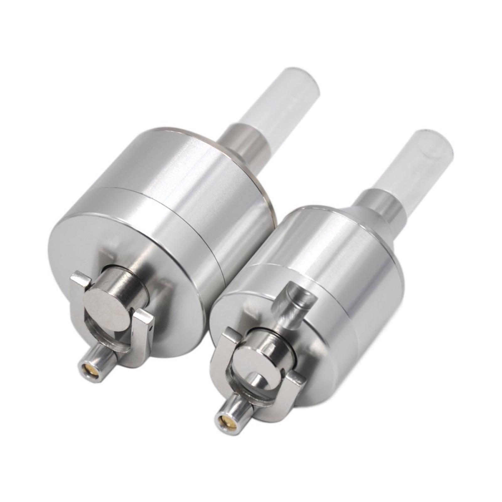 Trituradora de polvo metálico de aleación de aluminio molienda manual embudo con botella de vidrio tampón embudo trituradora de cigarrillos en miniatura de 44 mm / 56 mm de diámetro