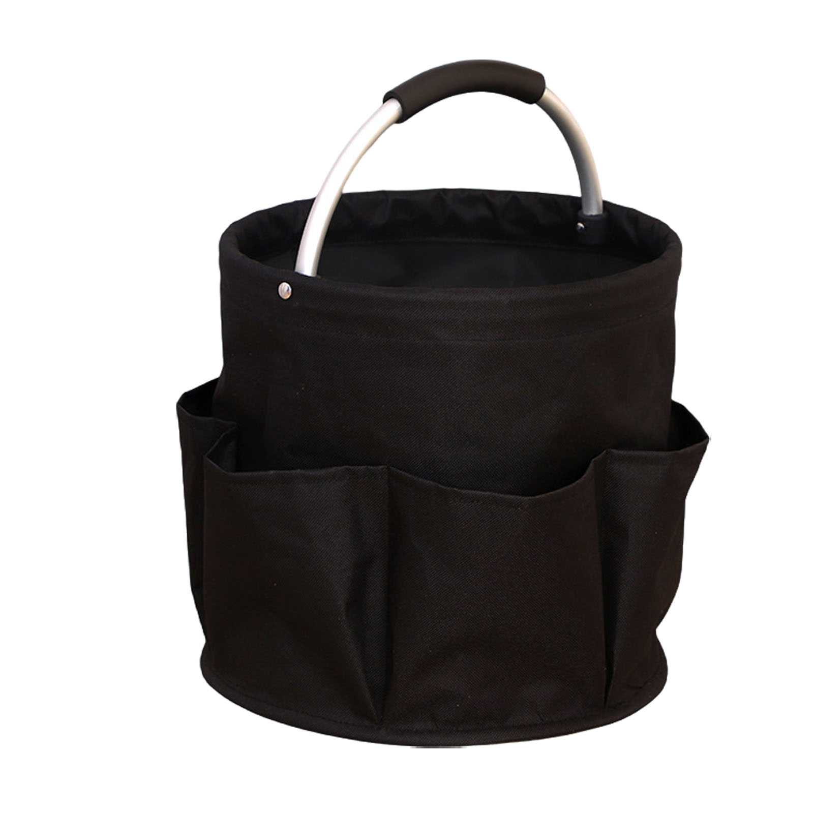 OxfordCloth Opvouwbare mand Picknicktas Wasmand Outdoor schoonmaakcaddy met handvat Reinigingstas: Rood