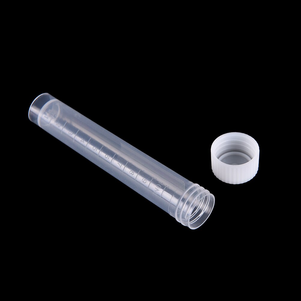 20 stuks x 10ml laboratorium plastic bevroren reageerbuisjes flesje zegel dop container voor laboratorium school educatieve benodigdheden