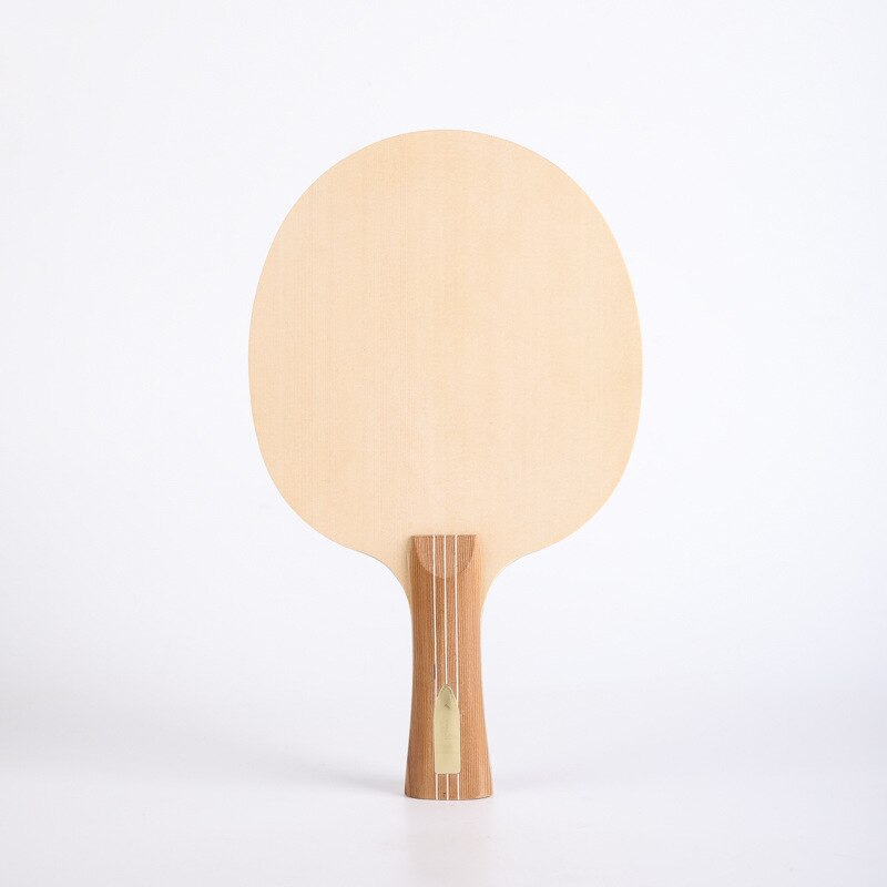 Tamca 5000 3K Carbon Hinoki Table Tennis Blade Hinoki Wood Ping Pong ZLC Racket 5 Layers With Built-in Fiber Carb: FL long handle