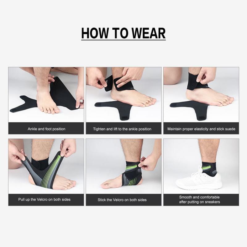 Sport Ankle Support Elastic High Protect Sports Ankle Equipment Sport Ankle Brace Protector Compression Ankle Support Pad
