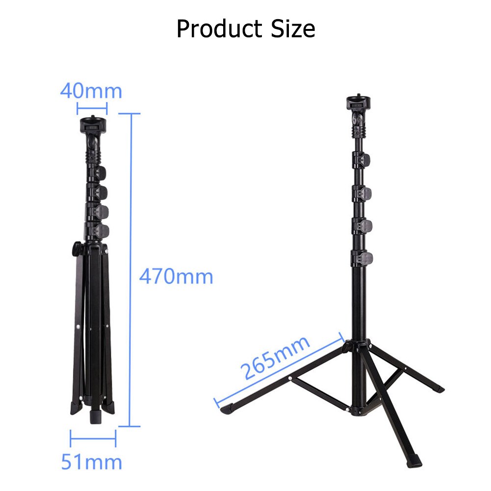 Aloyseed mini tripé flexível 3d com gatilho extensível, ajustável, de 4 seções, para smartphone, tablet, suporte de câmera