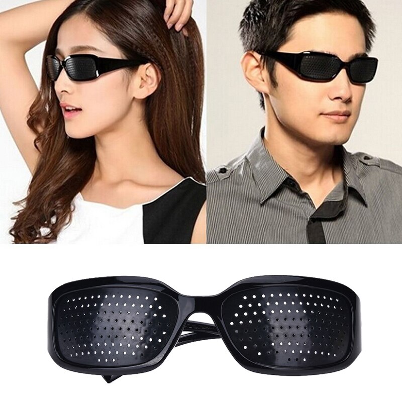 Gafas correctoras usables para el cuidado de la visión, mejorador estenopeico con agujero, protección ocular antifatiga