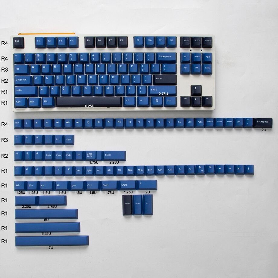 160 tasten DOPPEL SCHUSS Kirsche Profil Olivia PBT Keycap Dick Für Filco KIRSCHE Ducky iKBC Mechanische Spielen Tastatur: 168 Stürmer