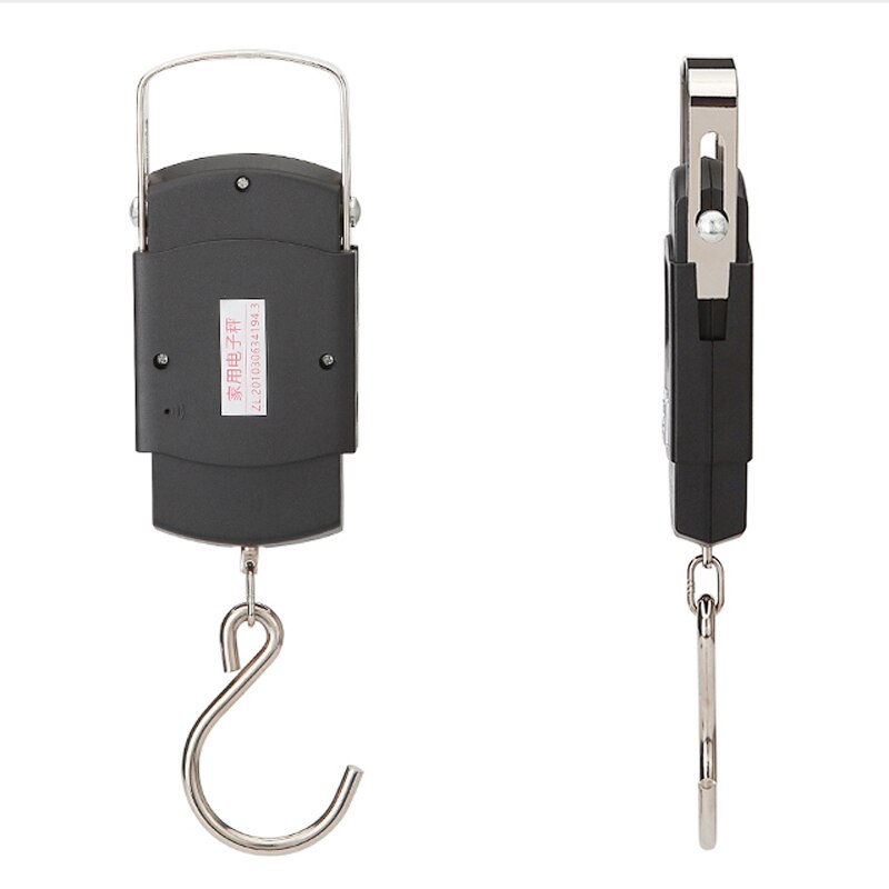55kg 10g usb-lataus elektroninen digitaalinen vaaka ripustuskoukku kalastusmatka kaksinkertainen tarkkuus matkatavaroiden paino vaaka tasapainovaaka