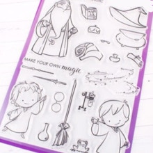 The sword Transparent Clear Silicone Stamp Seal DIY Scrapbooking photo Album Decorative A0815