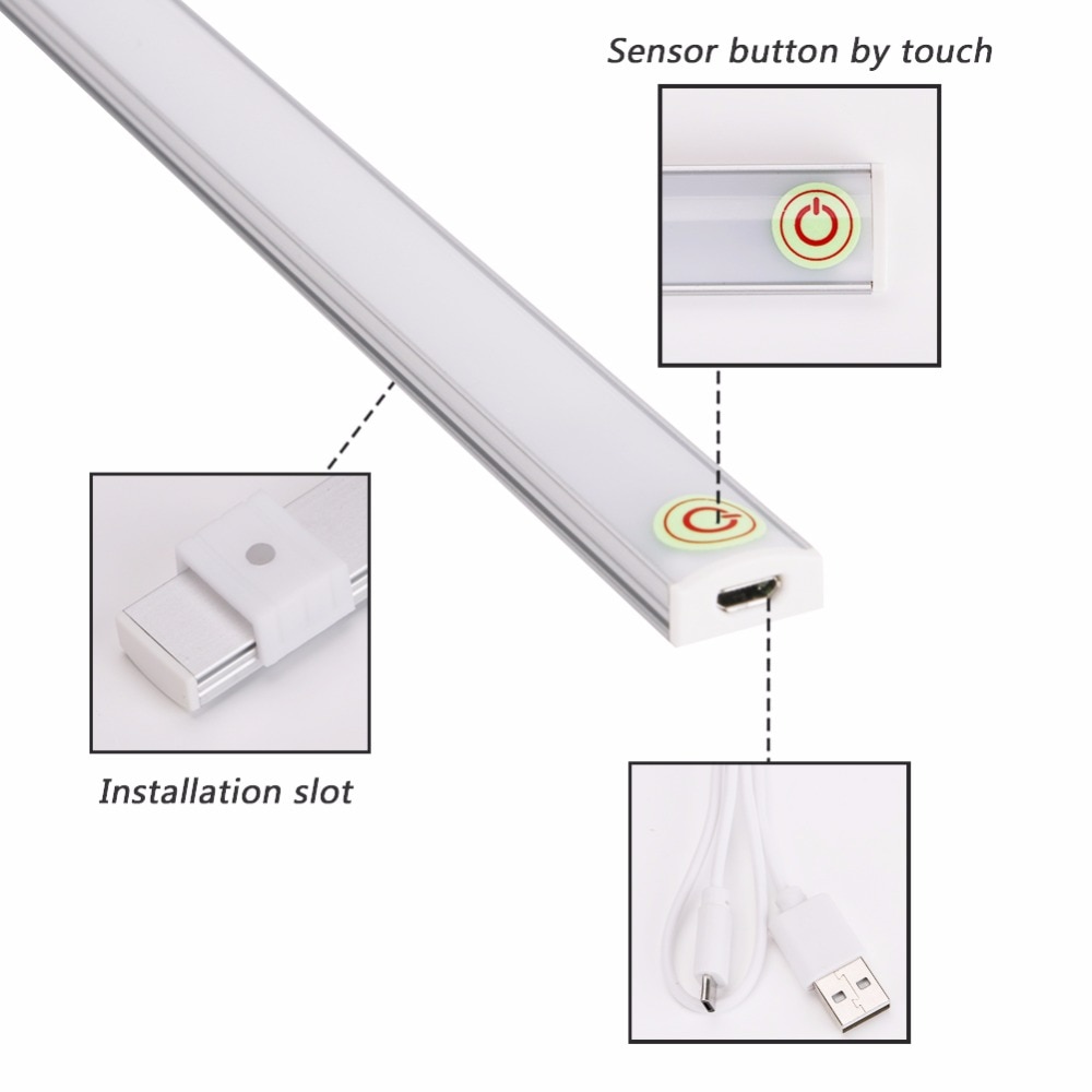 Touch Sensor Dimbare Onder Kast Licht USB Innovatieve LED Licht Bar
