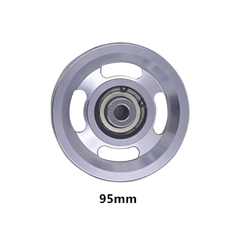 73-114MM Gym Cable Pulley Universal Aluminium Alloy Bearing Pulley Wheel for Home DIY Fitness Heavy Duty Workout Accessories: 95mm
