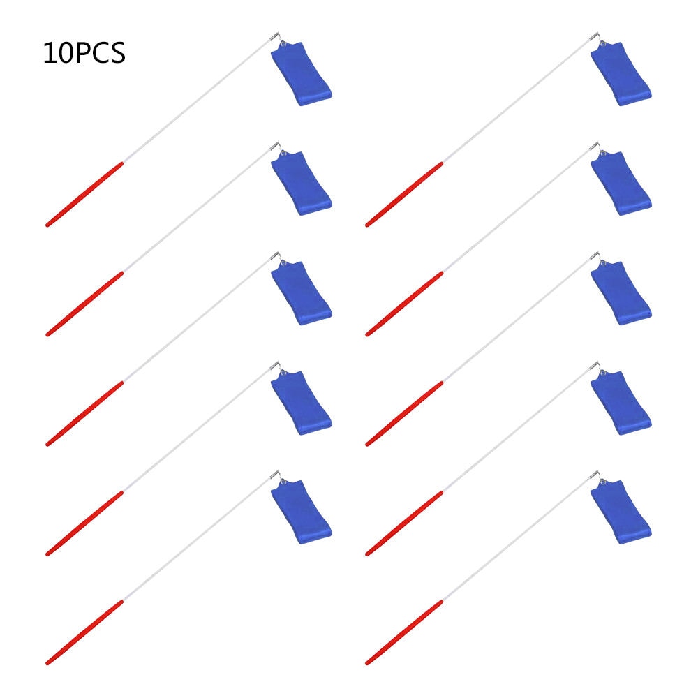 10pcs 4m Rhythmic Gymnastics Ribbons Silks And Satins For Colleges Students Training Dance Performance Ribbons Fitness Tool