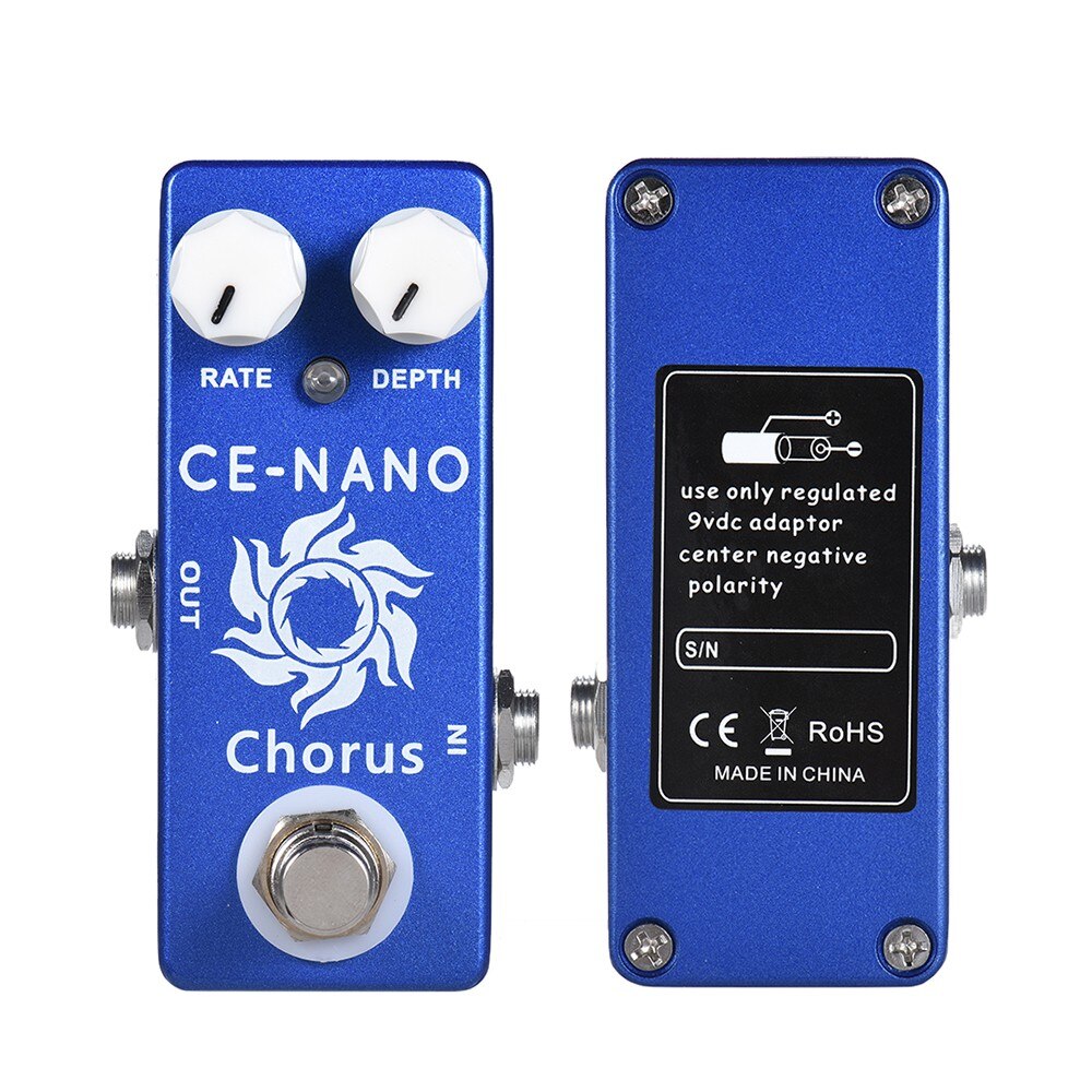 Mosky Ce-Nano Chorus Gitaar Pedaal Overdrive Multi Effecten Pedaal Voor Basgitaar Ukulele Muziekinstrumenten Sport Entertainment