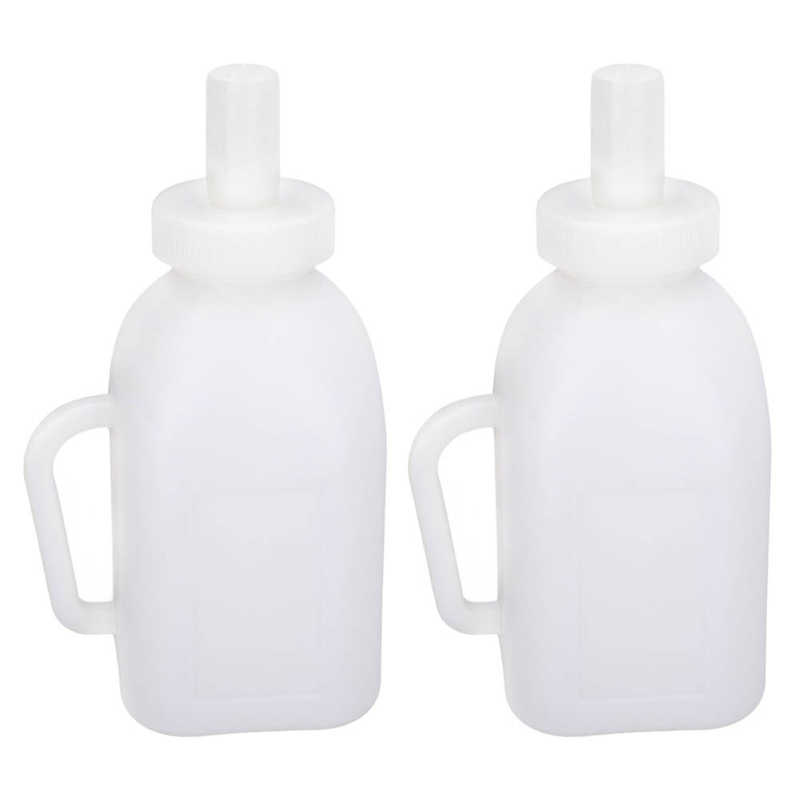 Calf Milk Feeder Calf Feeding Bottle Plastic Silicone 1L for Feeding Calves for Farm