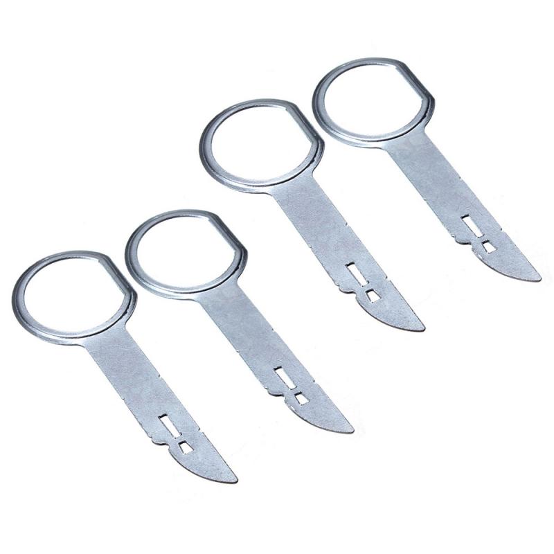 2 Pairs Car Stereo Radio Removal Tool Speaker Radio Removal Key Pin Tool key Adapts to VW Auto Parts Tools for Car Repair