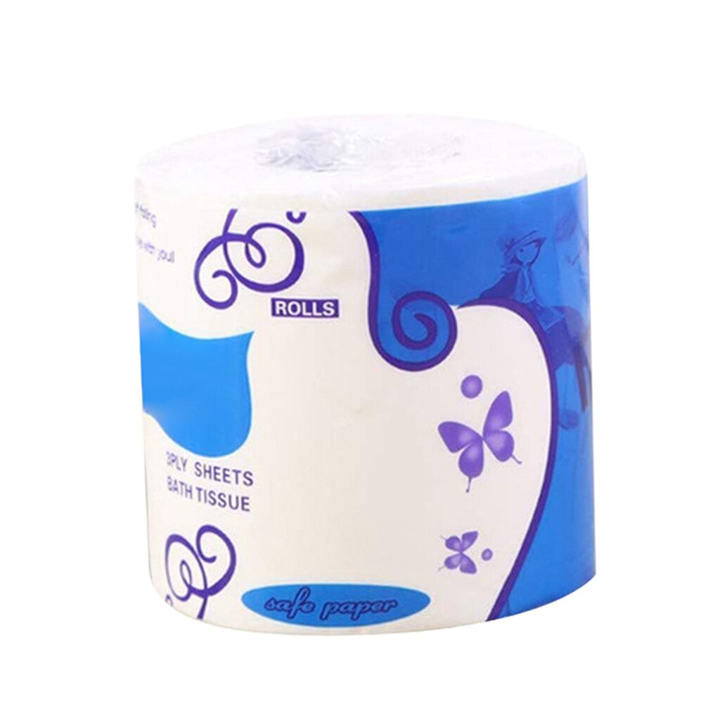 1 Roll Toiletpapier, 3-Laags Tissue Papier, huidvriendelijke Geen Geur Bad Tissue Papier Voor Keuken Huishoudelijke Wc