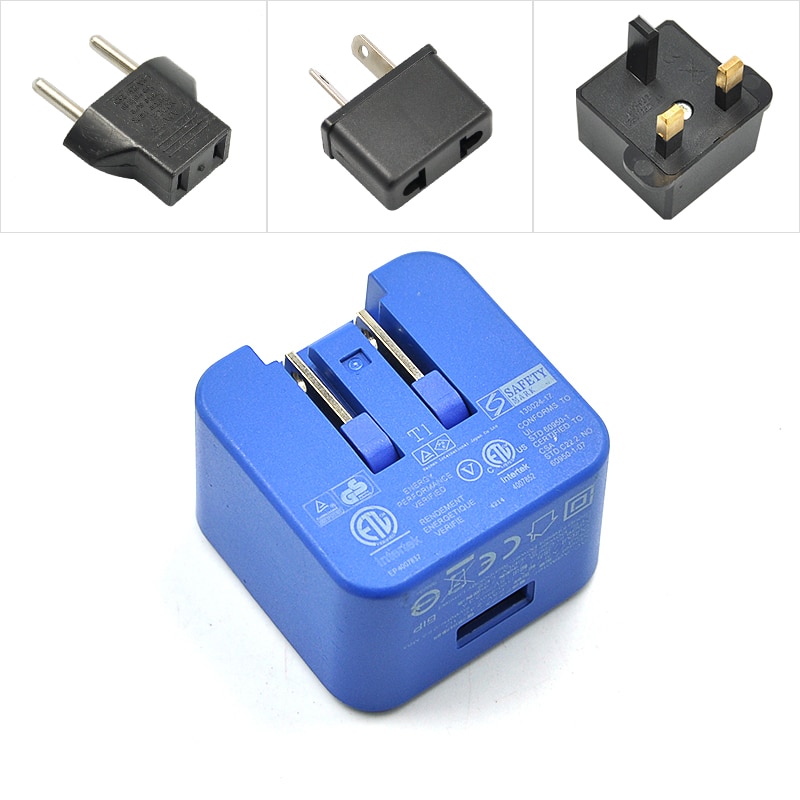 F5V-2.3C-1U AC Adapter Home Charger Black Blue For JBL Flip 3 Flip 4 Charge 3 Charge 4 pulse 2 - Used
