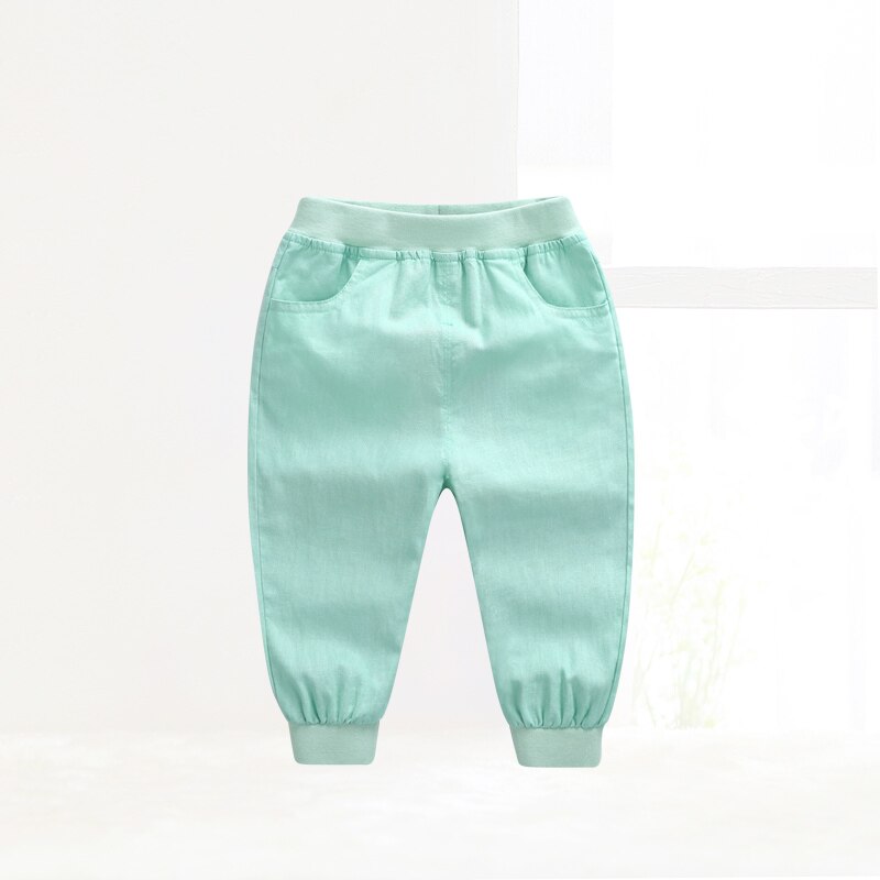 Ciciibear, novedad, Leggings de verano para niños y niñas, pantalones finos antimosquitos, pantalones, pantalones, ropa de pijama para niños, pantalones largos Casuales: Gray green / 6 meses