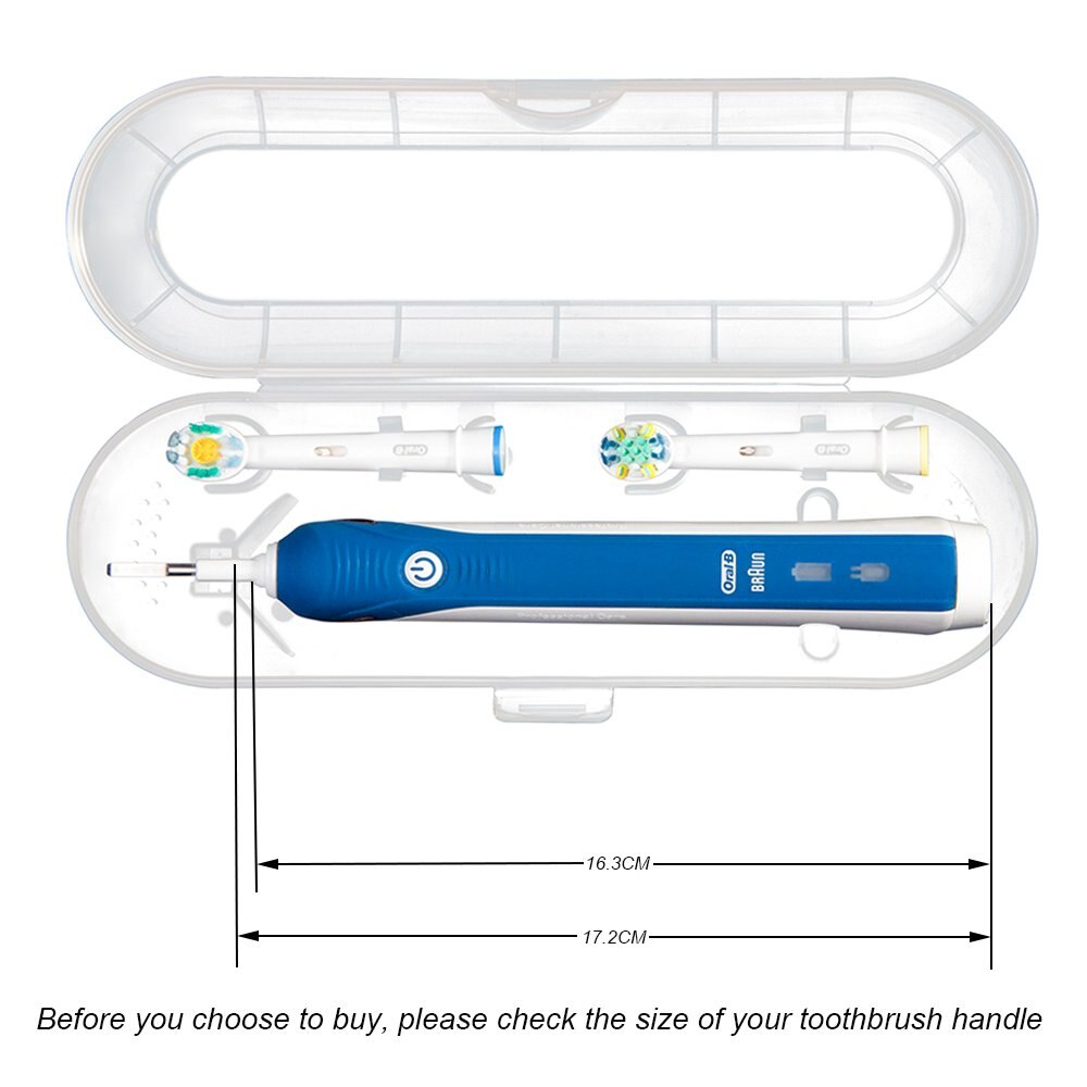 Portable Travel Electric Toothbrush Box Suitable for Oral B Storage Plastic Protection Frame