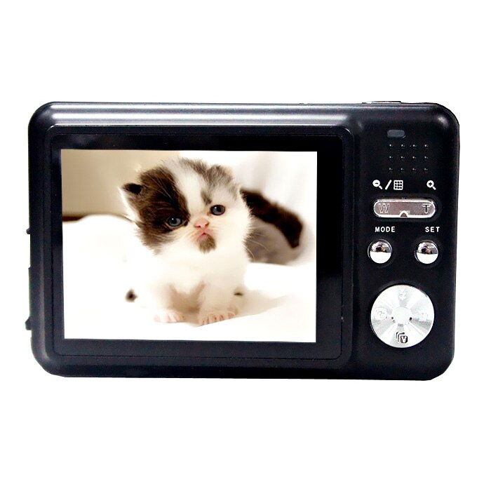 2.7" TFT LCD 720P HD Digital Camera 12MP 5MP CMOS Sensor 4x Digital Zoom Anti-red eye camera With 400mah Battery: standard
