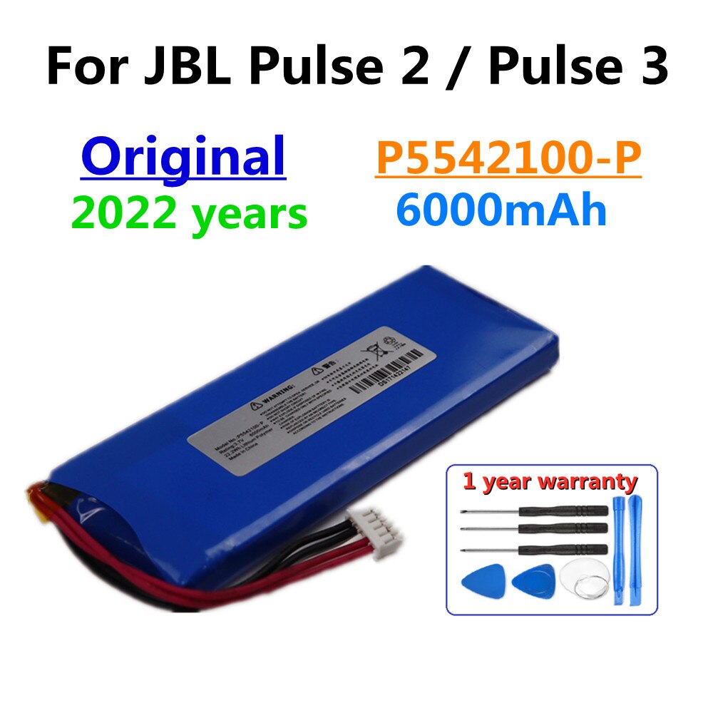 2022 Original Speaker Battery For JBL Charge Flip Pulse Xtreme 2 3 4 5 For Harman Kardon Go Play Onyx Mini Replacement Battery: Pulse 2 Pulse 3